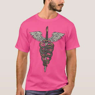 Camiseta Rod Do Médico Médico Asclepius N