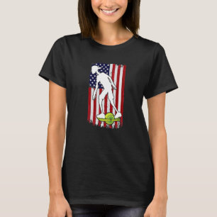 Camiseta Roda americana de patinagem de roda flutuante O