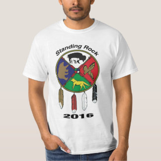 Camiseta Roda branca da medicina da mulher do búfalo da