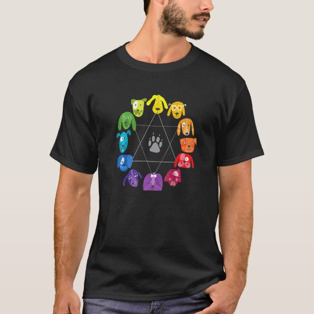 Camiseta Roda de Cores Arte Educacional Professor Tema Cach (Frente)