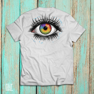 Camiseta Roda de Cores Olho Design Arte Educação Teoria das