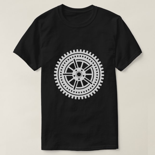 Camiseta Roda de engrenagens - Complexo 10 Spokes (Frente do Design)