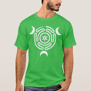 Camiseta Roda de Hécate Labirinto de Serpente Deusa da Lua