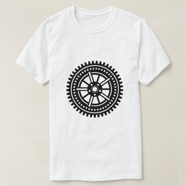 Camiseta Roda Dentada - Complexa 10 Raios (Frente do Design)