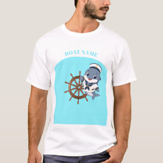 Camiseta Roda do leme-golfinho