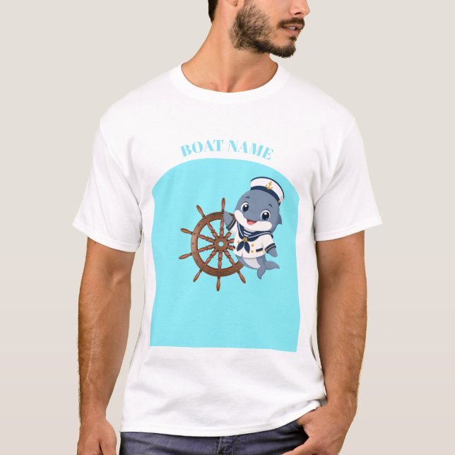 Camiseta Roda do leme-golfinho (Frente)