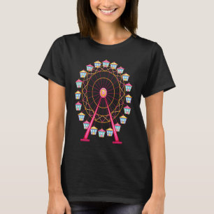 Camiseta Roda Gigante Homens Mulheres Crianças