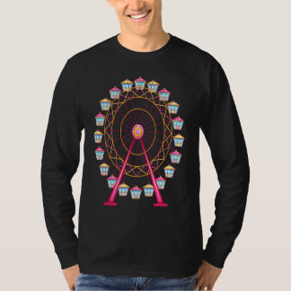 Camiseta Roda Gigante Homens Mulheres Crianças