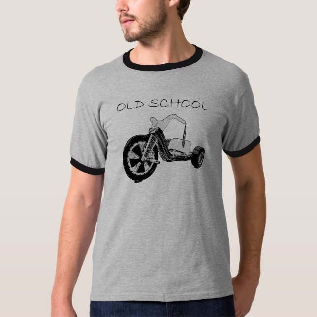 Camiseta Roda grande da velha escola (Frente)