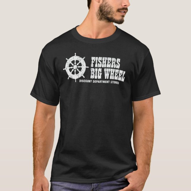 Camiseta Roda Grande Vintage da Fisher (Frente)