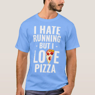 Camiseta Rodar pizza de pizzaria divertida dizendo esportes