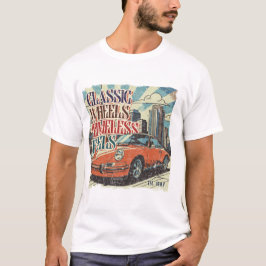 Camiseta Rodas Clássicas, Fezes do Eterno - Retro do Carro 