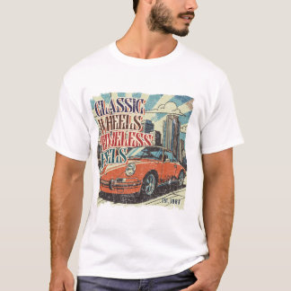 Camiseta Rodas Clássicas, Fezes do Eterno - Retro do Carro