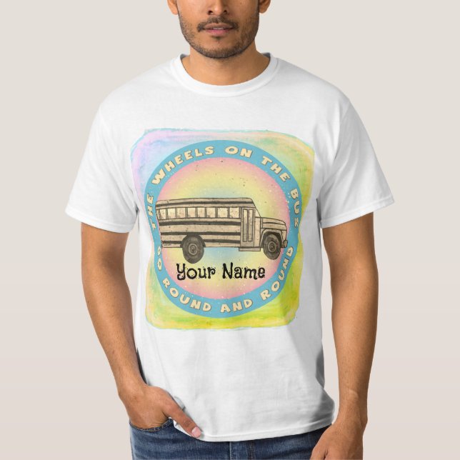 Camiseta Rodas de Ônibus Escolar (Frente)