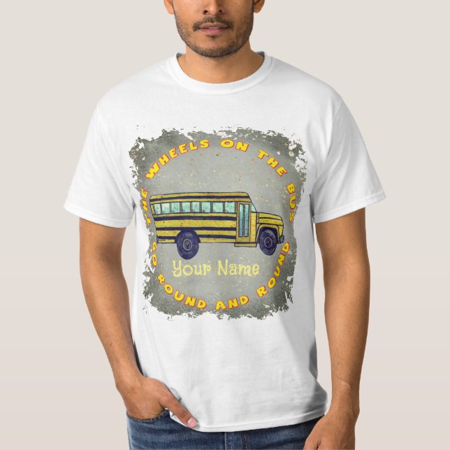 Camiseta Rodas de Ônibus Escolar (Frente)