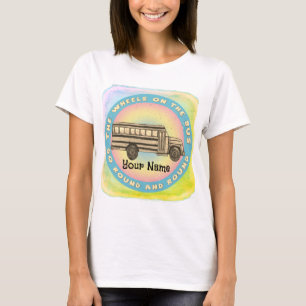 Camiseta Rodas de Ônibus Escolar