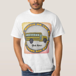 Camiseta Rodas de Ônibus Escolar