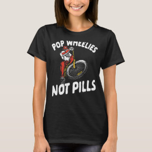 Camiseta Rodas de pop não Pílulas Unisex para Homens, Mulhe