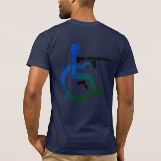 Camiseta Rodas e armas - Sem círculo DK Blue - Fabricado no