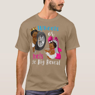Camiseta Rodas ou saltos A Grande Revelação de Gênero Revel