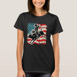 Camiseta Rodeio - Cowboy - Ocidental - Bandeira dos EUA - 4
