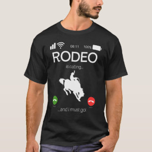 Camiseta Rodeio Está Chamando E Eu Devo Ir  Cavaleiro De To