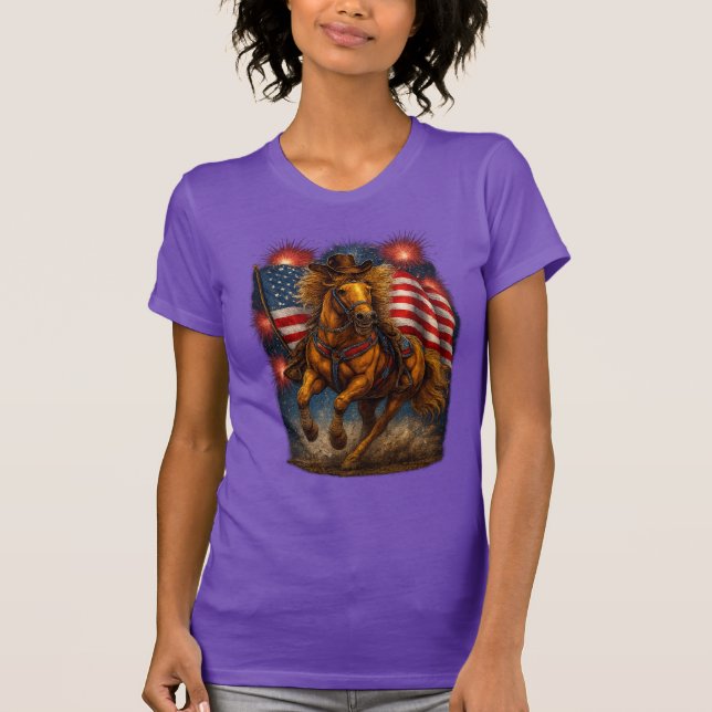 Camiseta Rodeio Orgulho Americano (Frente)