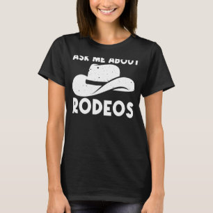 Camiseta Rodeio Para Homens Mulheres Rodeio Esporte Equestr