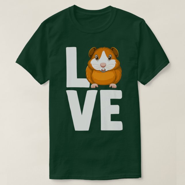 Camiseta Rodent Cavies Cavy Lovers Guinea Pig Owners Love P (Frente do Design)