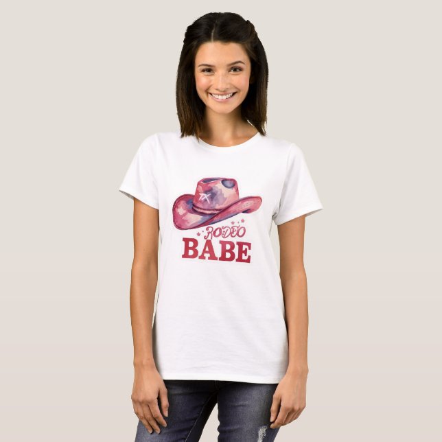 Camiseta Rodeo Babe Texas  (Frente Completa)