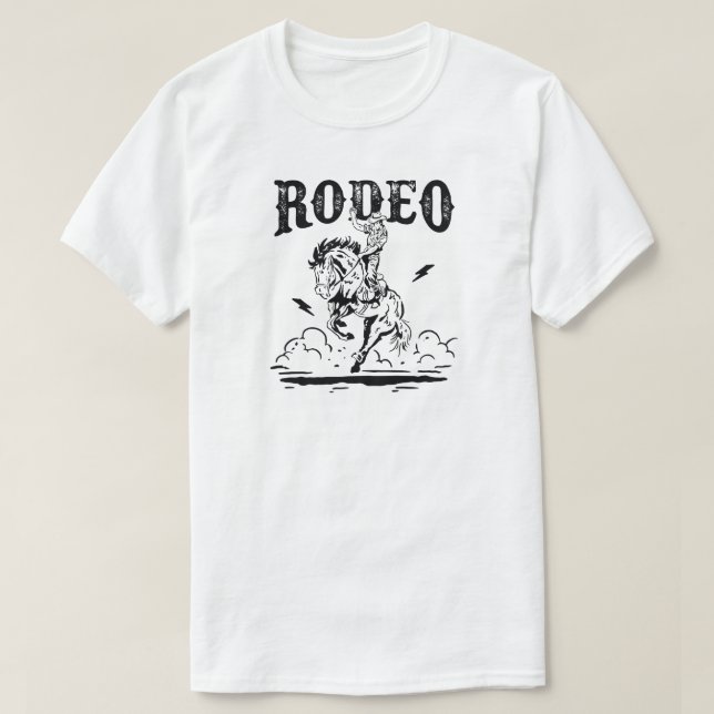 Camiseta Rodeo Cowboy (Frente do Design)