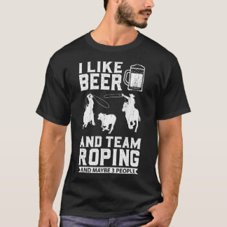 Camiseta Rodeo Cowboy Barrel Roping Horseback R