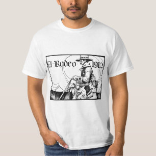 Camiseta Rodeo Cowboy Country 1912 Arte Ocidental