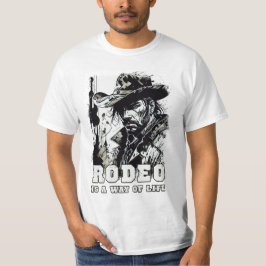 Camiseta RODEO É Uma Maneira De LIFE VIntage Cowboy Sayings