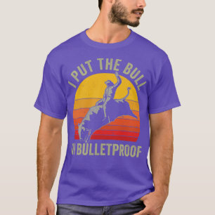 Camiseta Rodeo Funny Western Cowboy Bull