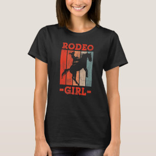 Camiseta Rodeo Girl Cowgirl Horse Riding Rancher Hors
