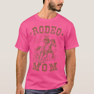 Camiseta Rodeo Mãe Ocidental Mamãe De Vaqueiro Corresponden