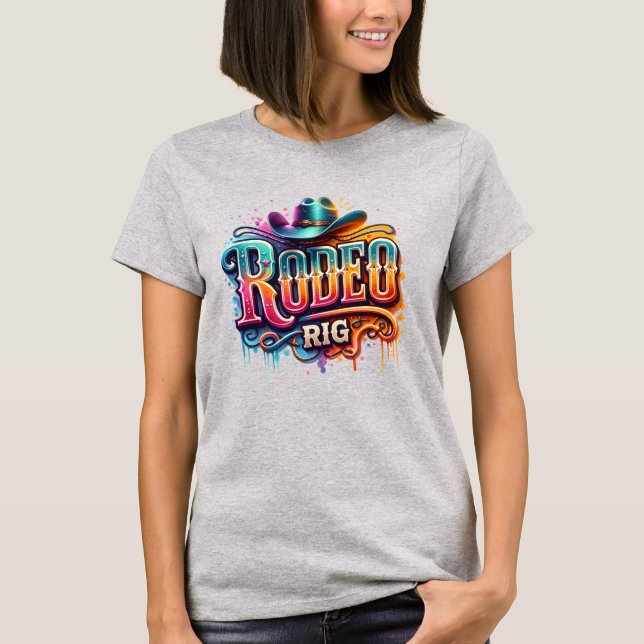 Camiseta Rodeo Rig e Cowboy Hat (Frente)