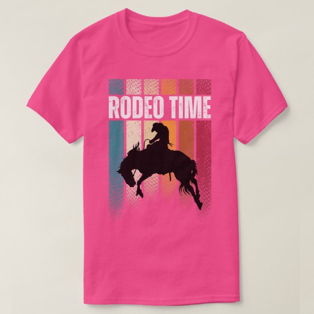 Camiseta Rodeo Time Western Cowboy 1 (Frente do Design)
