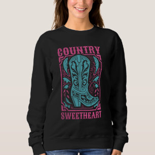 Camiseta Rodeo Western Horse Lover Cowgirl Boots Country Sw