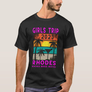 Camiseta Rodes Girls Trip 2023 Women Greece Grécia