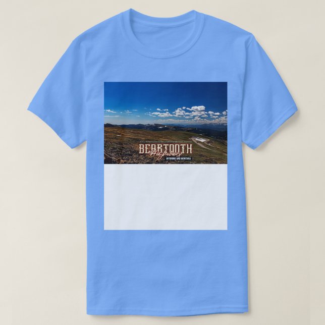 Camiseta Rodovia Beartooth Wyoming e Montana TShirt 10 (Frente do Design)