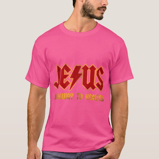 Camiseta Rodovia de Jesus cristo ao Super-Herói do Céu Jesu (Frente)