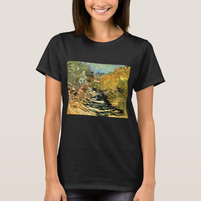 Camiseta Rodovia em Rua Remy com Figura de Vincent van Gogh (Frente)