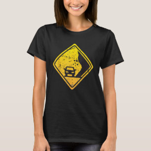 Camiseta Rodovia Sinaliza Luzes Engraçadas De Tráfego Corre