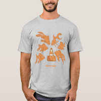 Rodoviários de Cones e de Peixes-Dourados laranja