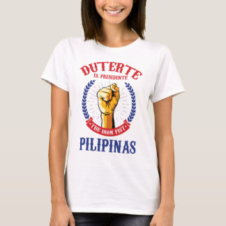 Camiseta Rodrigo Duterte para o presidente das Filipinas