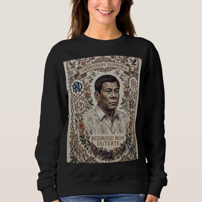 Camiseta Rodrigo Roa Duterte-Presidente das Filipinas (Frente)