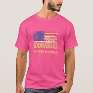Camiseta Rodriguez Sobrenome Shirt Team Rodriguez Lifetime