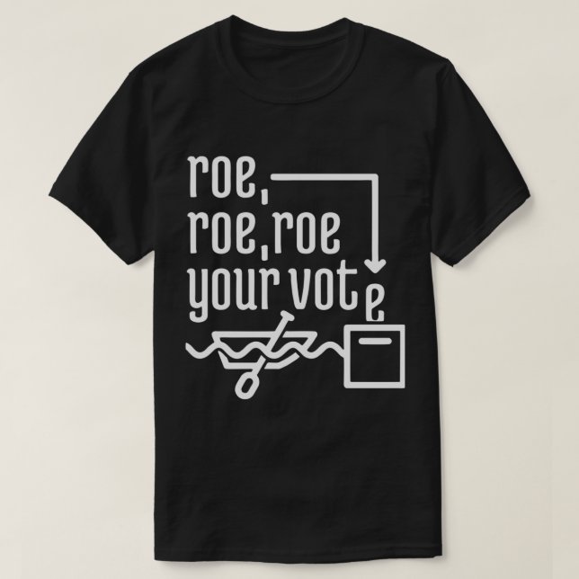CAMISETA ROE ROE ROE VOTE 777 (Frente do Design)